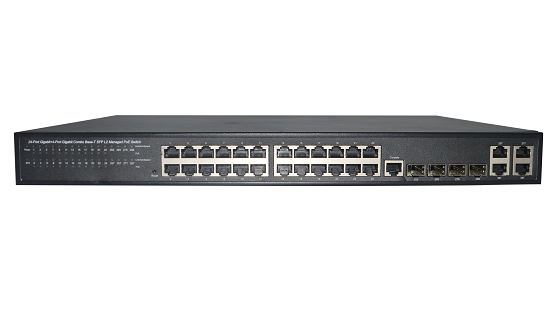 <b>恒茂高科 FULLRIVER 24口千兆+4光电复用口二层管理</b>