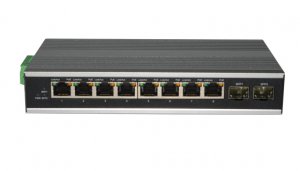 <b>8口千兆+2个千兆SFP口工业级PoE以太网交换机</b>